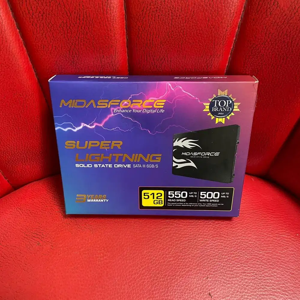 SSD 512gb Midasforce Super Lightning SATA III 6Gb 2,5 inci