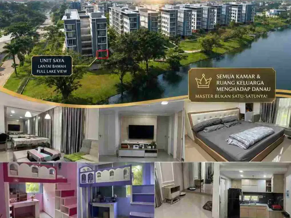 Premium Unit Rainbow Springs Condovilas Gading Serpong Sumarecon hanya 2.6 M unit terbatas jual cepat