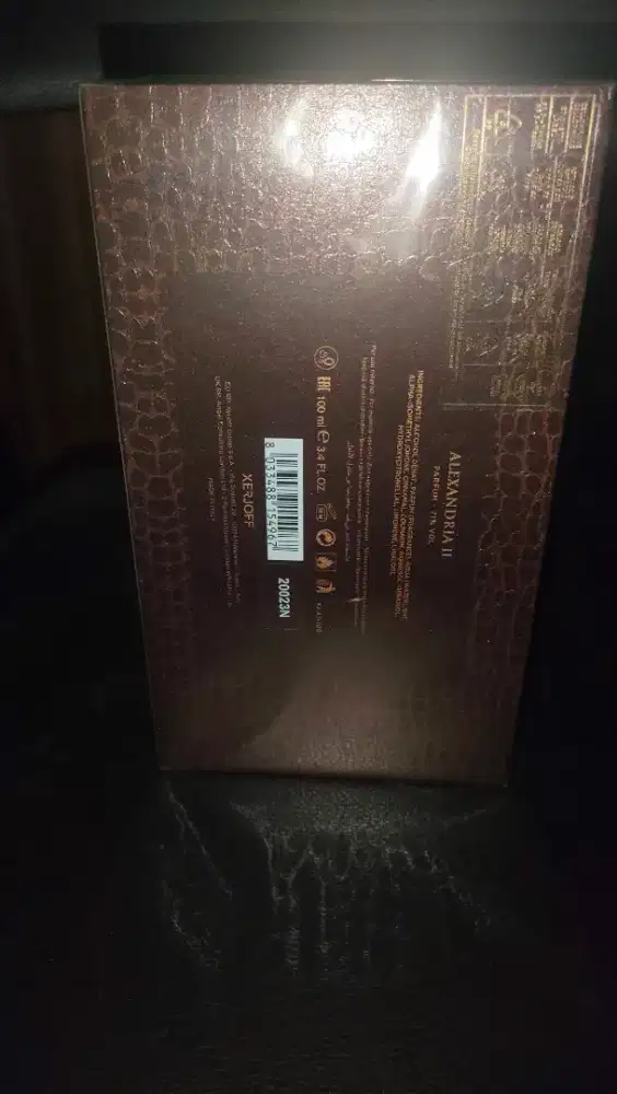 Parfum Xerjoff Alexandre II 100ml premium masih baru(segel)