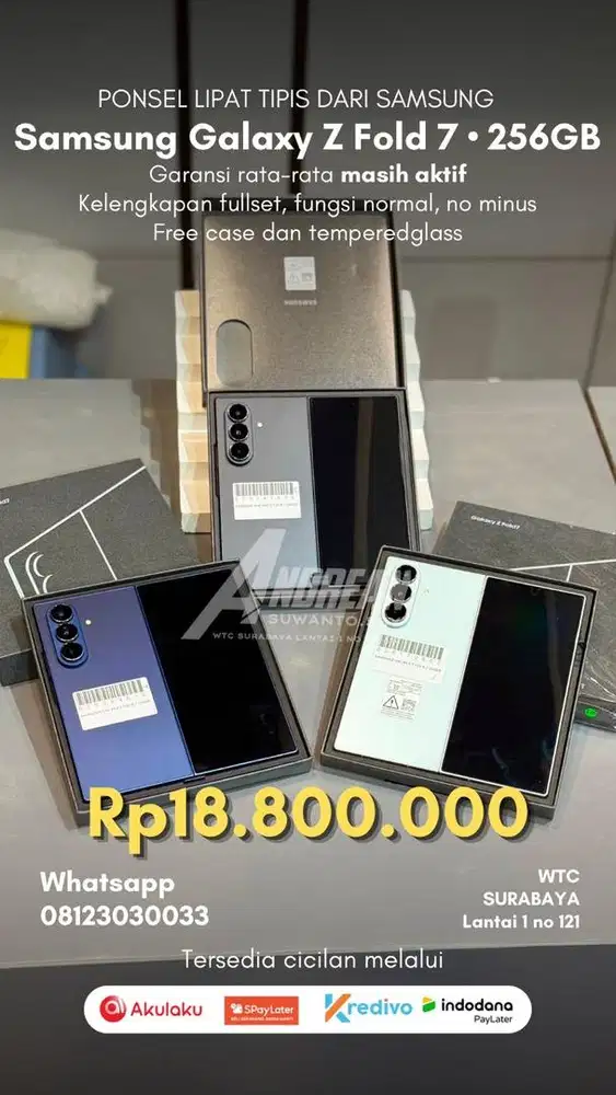 Second Samsung Zfold 7 256gb