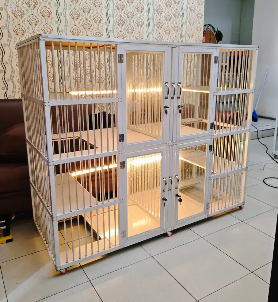 Kandang Kucing Aluminium Preloved BSH British Scottish Munchkin Persia