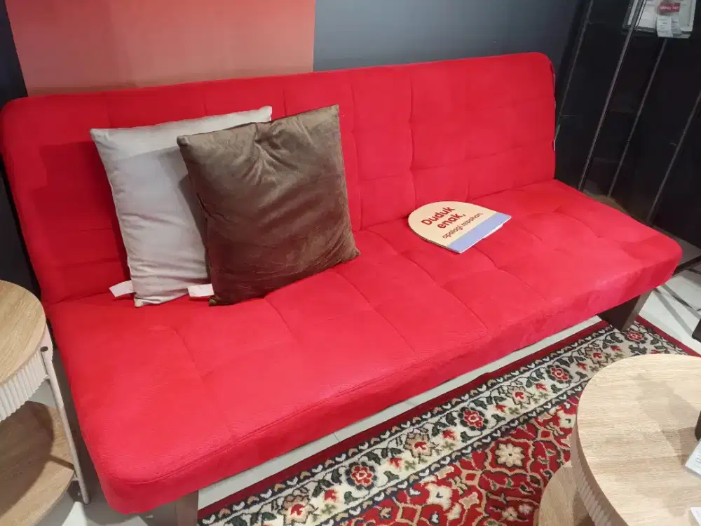 JUAL MURAH SOFABED MERAH