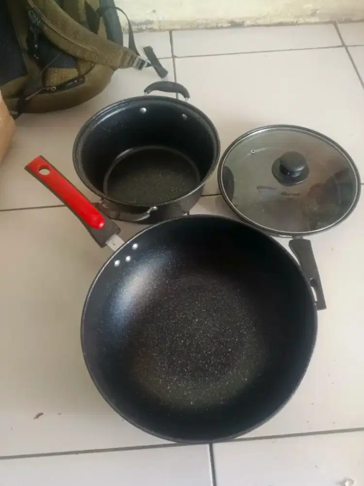 Panci set marble anti lengket 3pcs