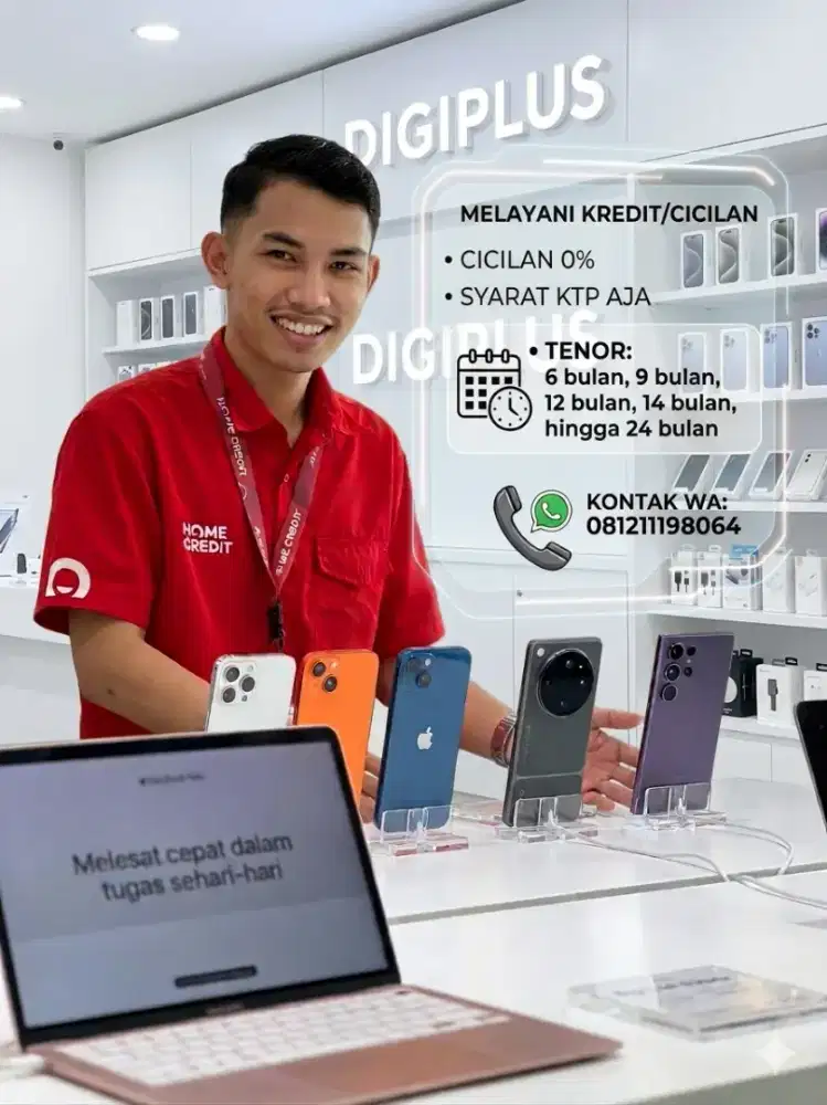 CICIL MAHAL? TIDAKKKKK. ADA HOME CREDIT BUNGA 0%