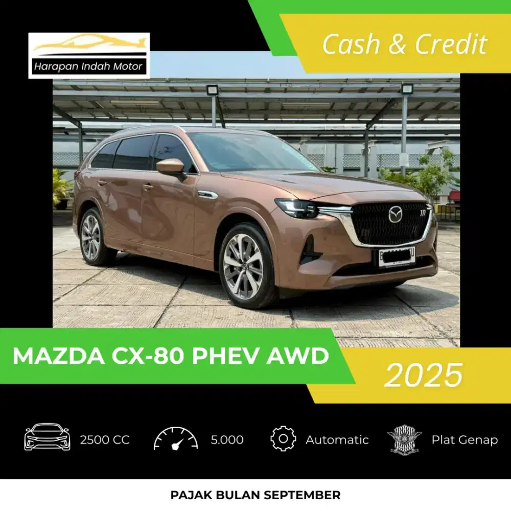 Mazda CX80 CX-80 AWD PHEV Elite 2025 Low KM 6RB Antik