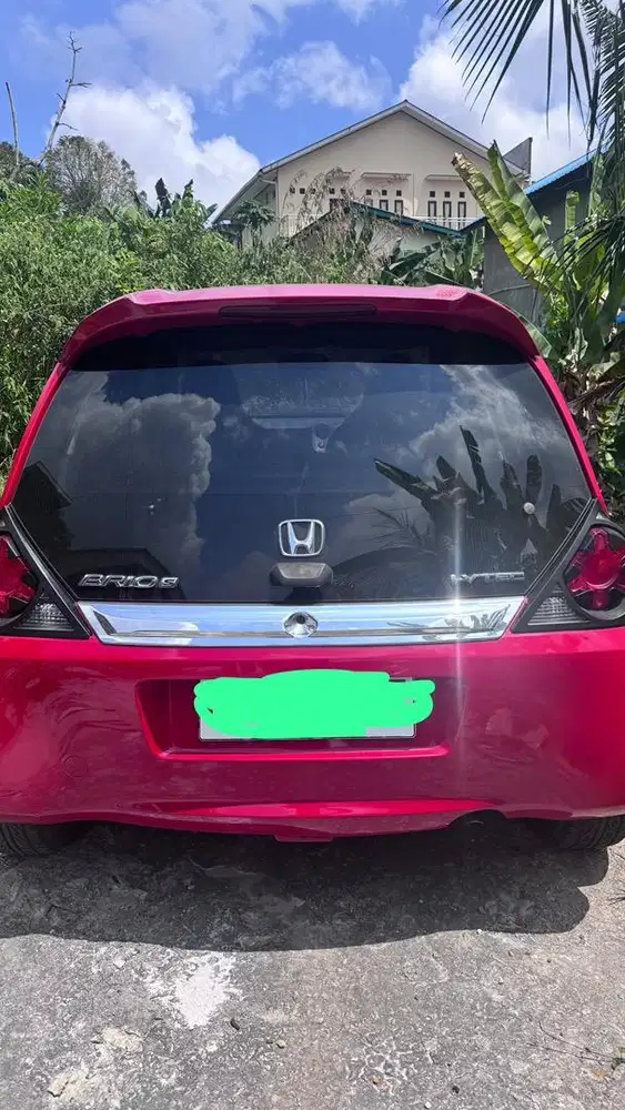 Jual Honda Brio S Merah Tahun 2014