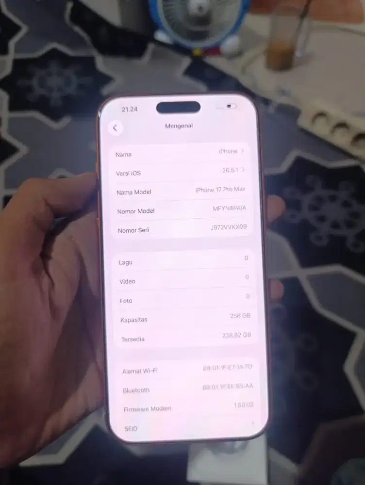 IPHONE 17 PROMAX 256GB IBOX