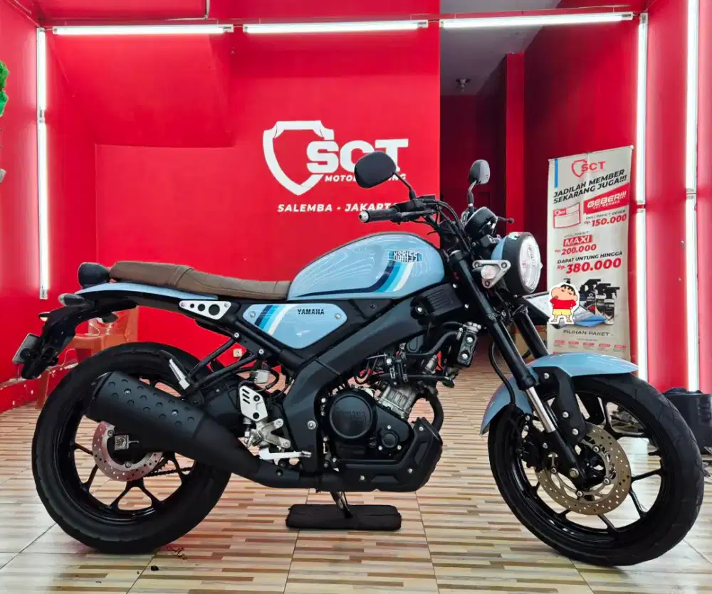 JualCpt90%LikeNew KM13Rb YAMAHA XSR 2024 BLUE XSR 155