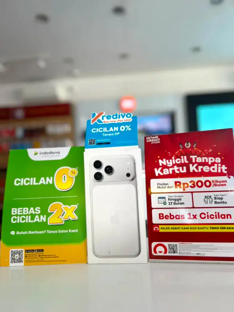 IPHONE 17 PRO MAX SILVER 1TB||FREE ADAPTOR||CICILAN CUKUP PAKAI KTP