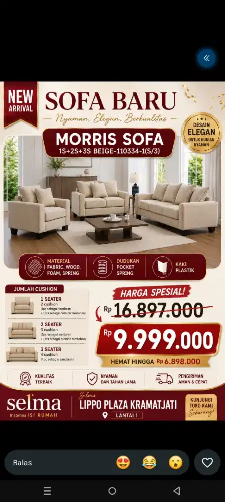 Sofa Set Harris