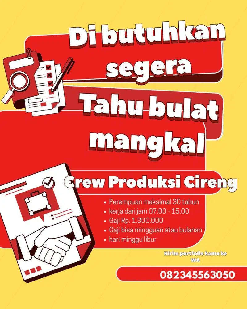 Crew produksi cireng