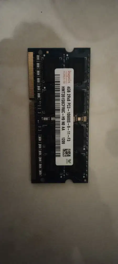 Ram laptop 4gb 2Rx8