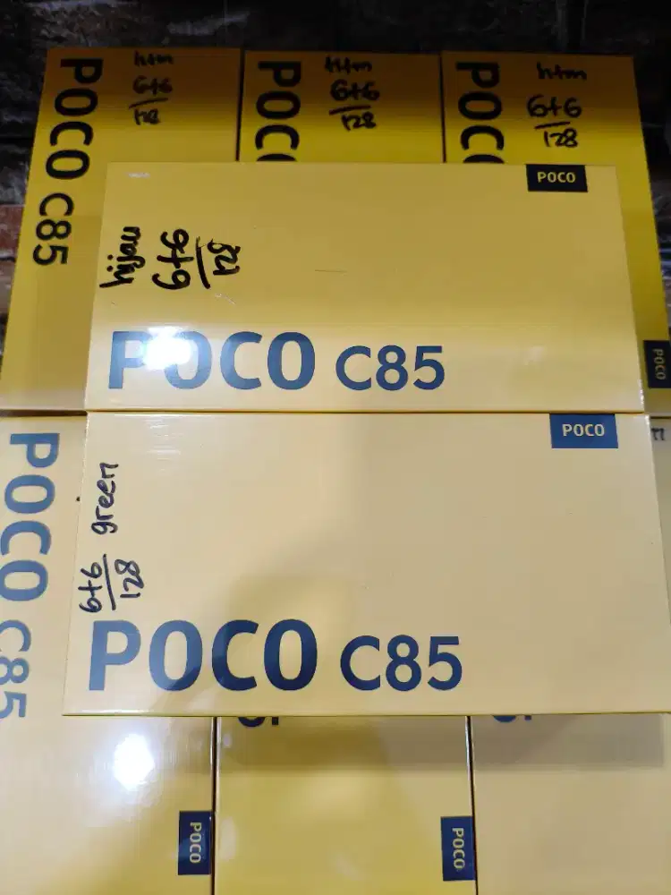 POCO C85 6+6/128 BARU SEGEL GARANSI RESMI