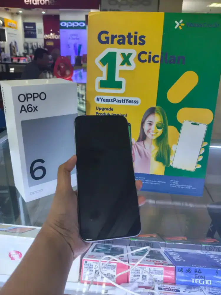 Cicilan hp Oppo A6X cuma pakai ktp aja