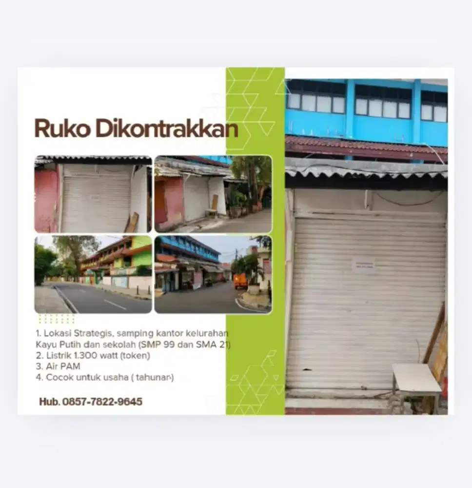 Disewakan segera Kios