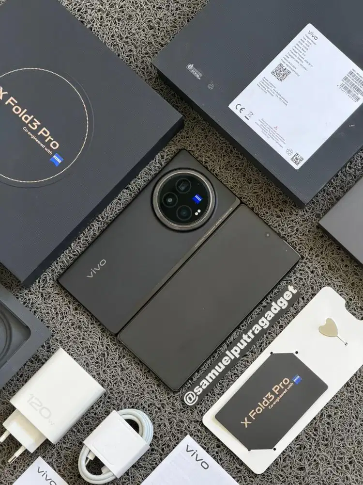 Vivo X Fold 3 Pro 16gb / 512gb Fullset Resmi Original