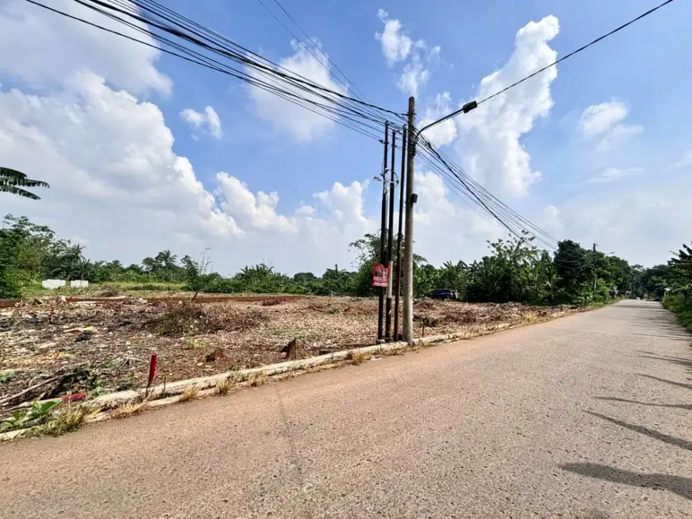 Tanah Kavling Murah 1 Jt-an 10 Menit Stasiun Jatake, SHM Bisa Cicil 12x Flat Tanpa Bunga