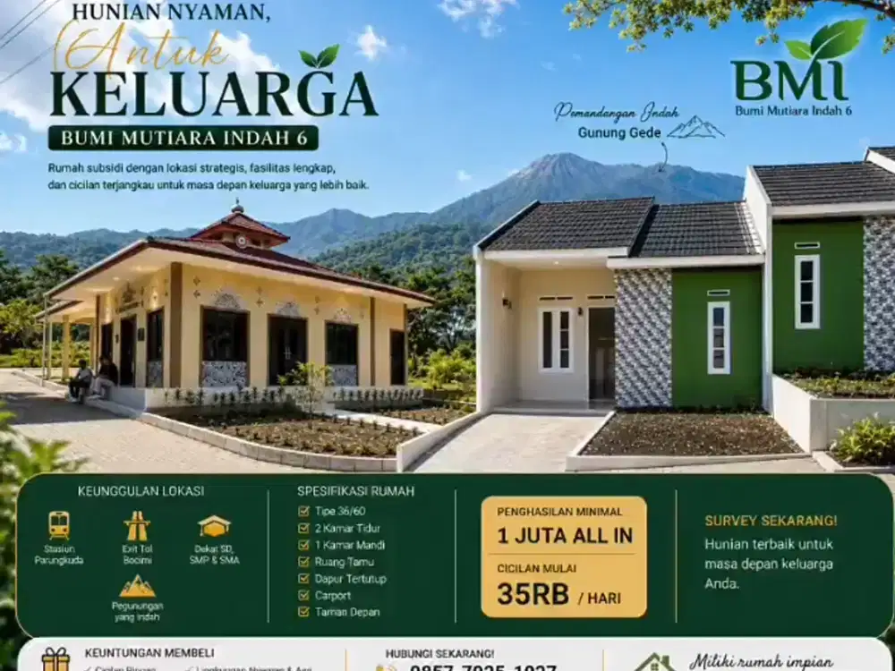 Hunian Nyaman Strategis Dengan Harga Terjangkau Di Parung Kuda Sukabumi