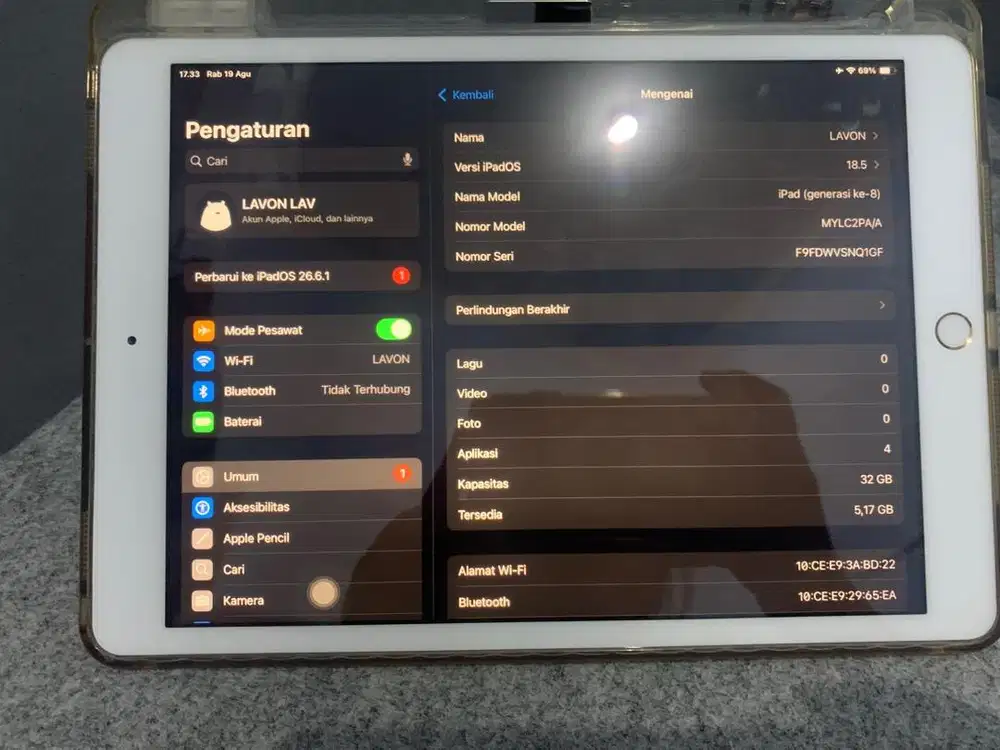 IPAD GEN 8 32gb