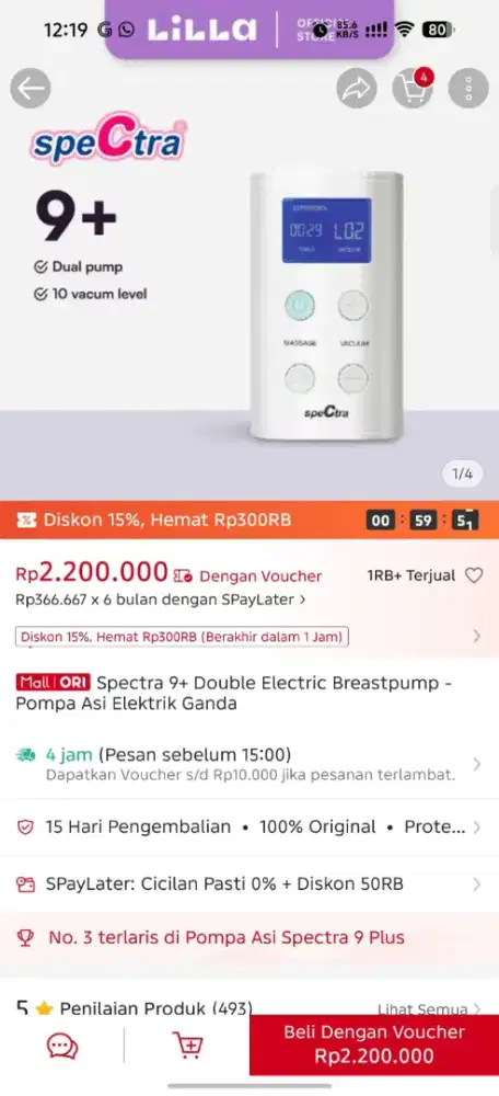 pumpasi spectra 9+ breastpump