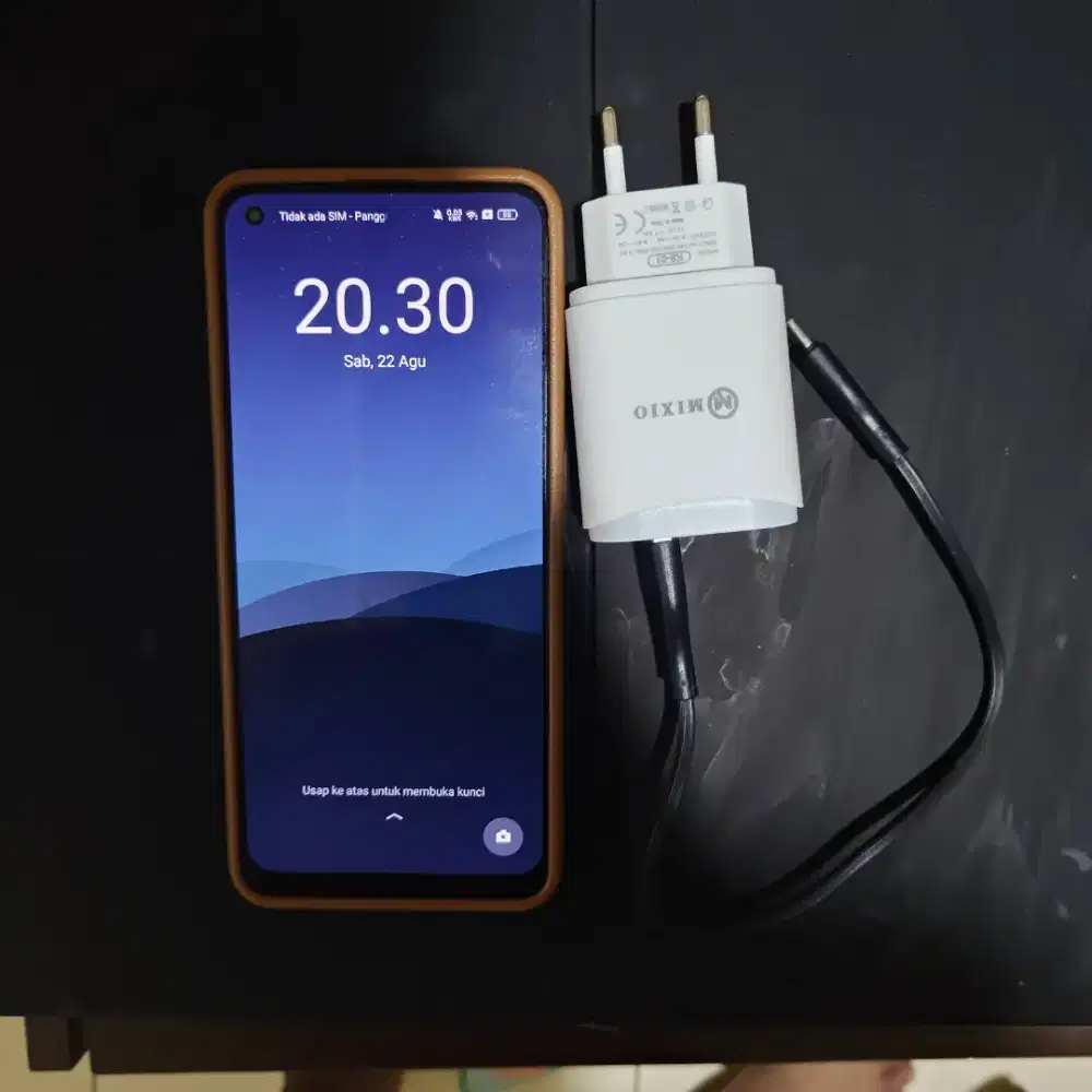 Realme 9 4g ram 8gb 128gb hp charger second