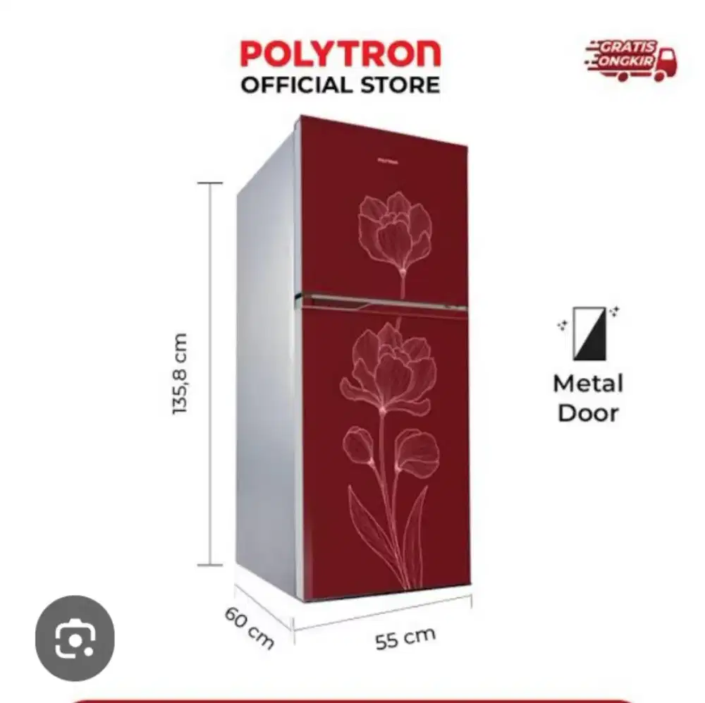 Kulkas Polytron 2 pintu