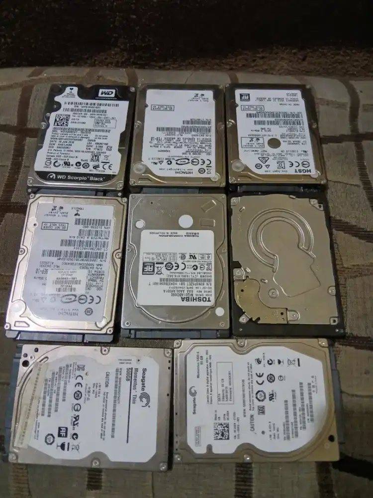 Hardisk laptop rusak