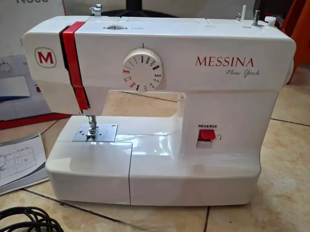 Mesin Jahit Messina N808 Lengkap Dus Jarang Pake Mulus Normal