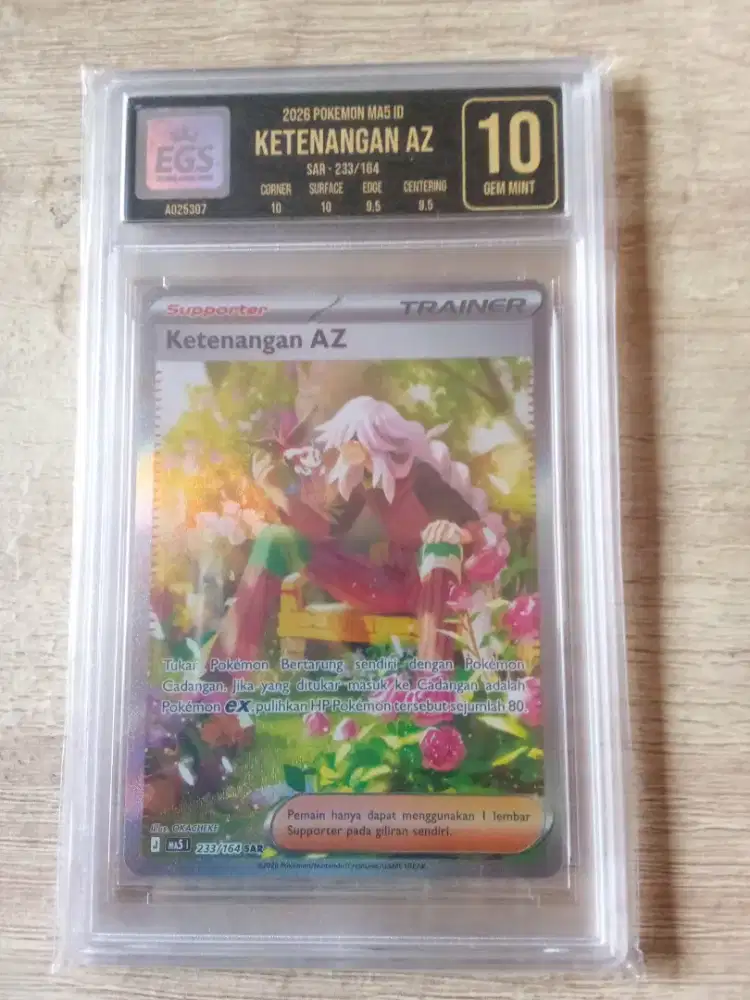 Pokemon Ketenangan AZ SAR Grade 10 EGS