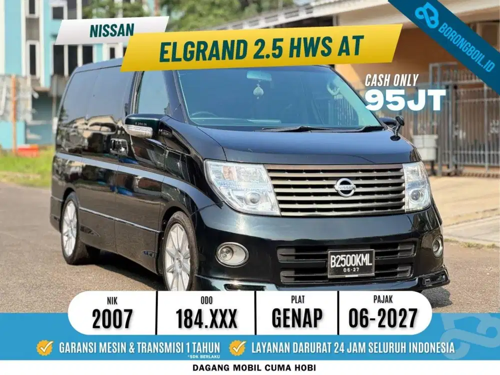 TERMURAH || Nissan Elgrand HWS AT 2007