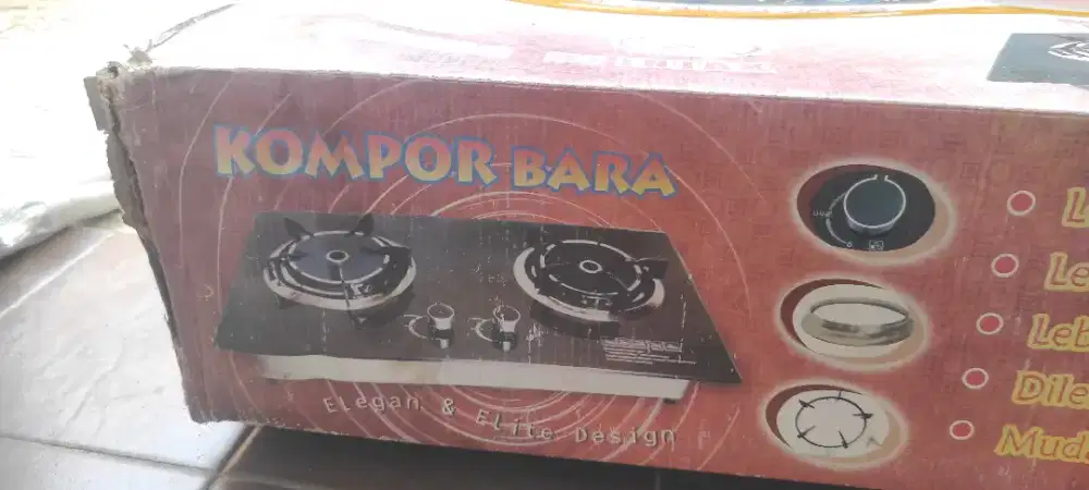 Dijual cepat Kompor gas bara AXARA 2 TUNGKU  nego sampai deal