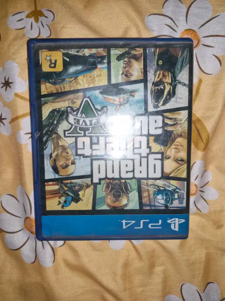 Bd ps4 gta 5 (box dan disk)