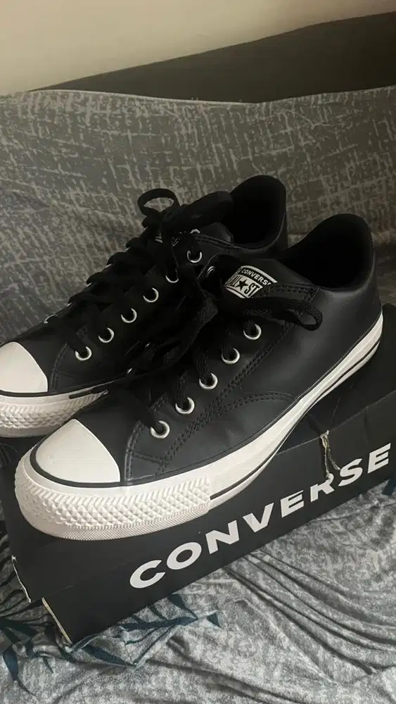 Sepatu converse CT As malden street black white black original