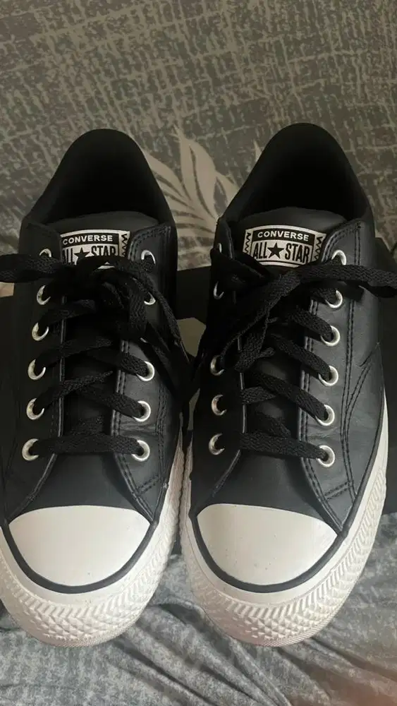 Sepatu converse CT As malden street black white black original
