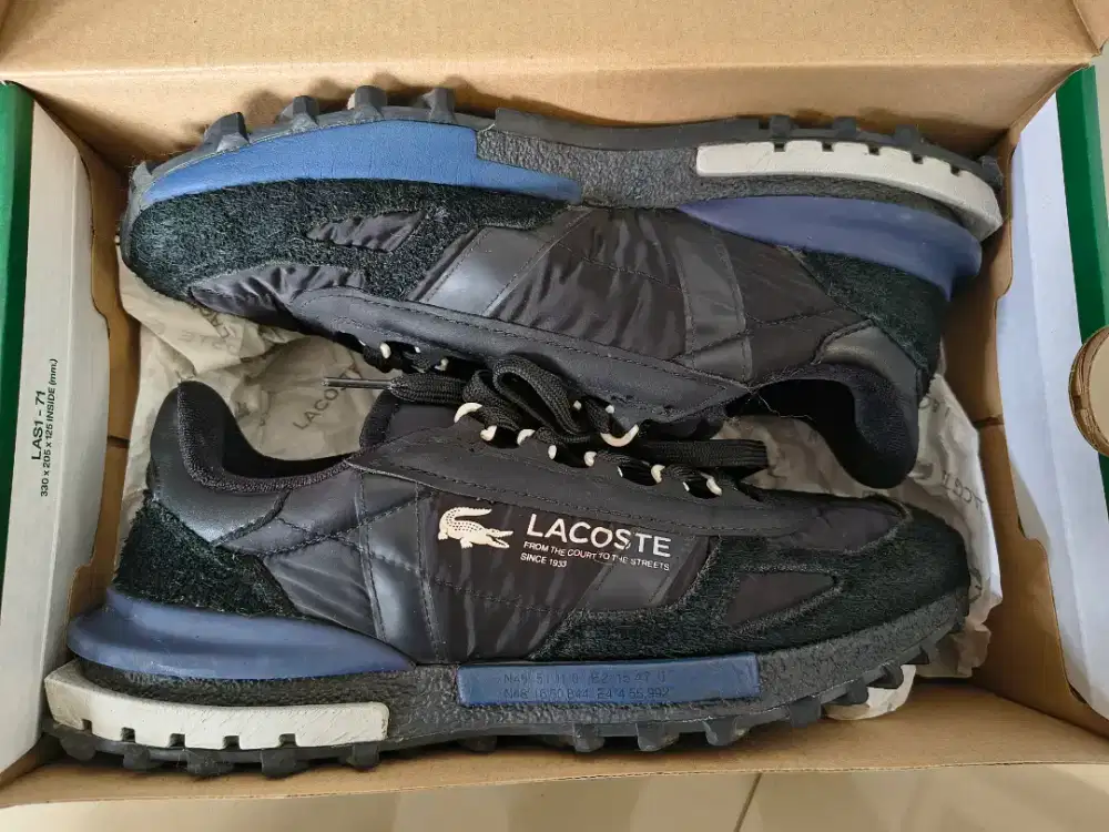 Lacoste - Men's Elite Active Leather Sneakers Size 42