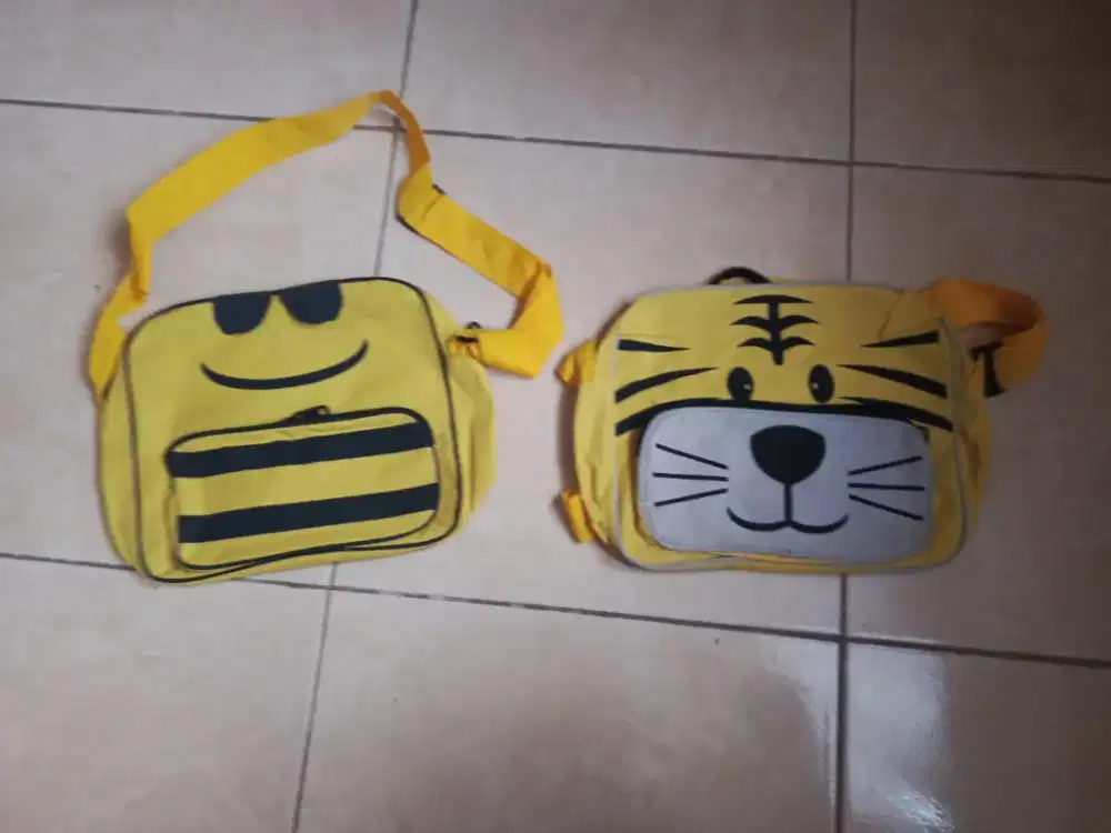 tas bergambar muka hewan