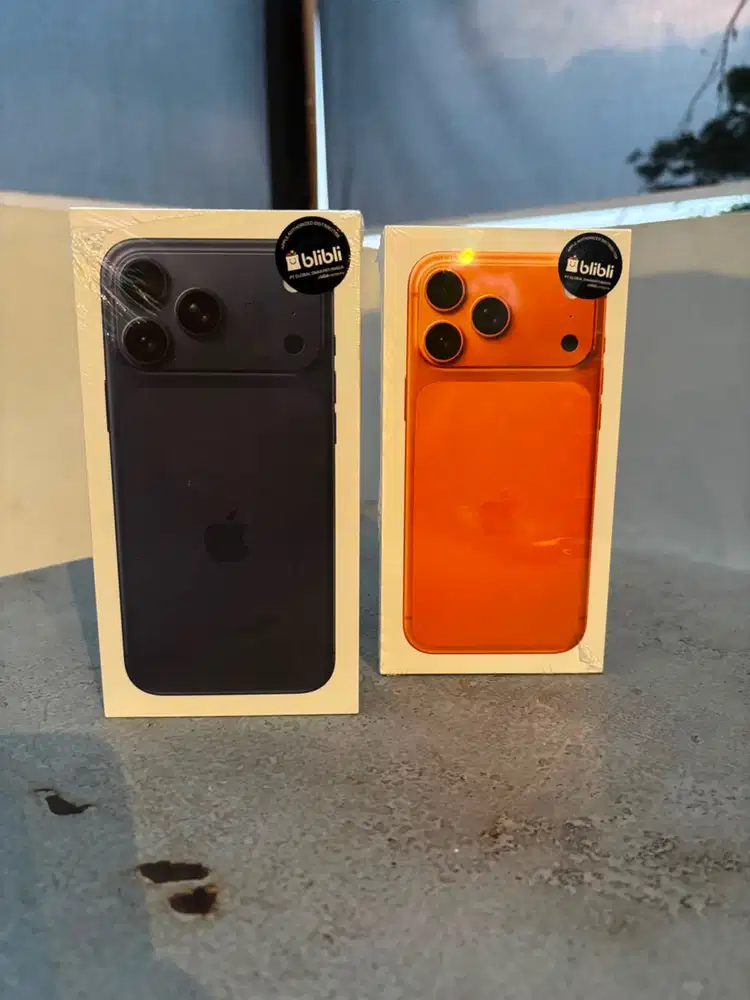 Apple iPhone 17 Pro Max 256GB Cosmic Orange Deep Blue New Resmi Indo