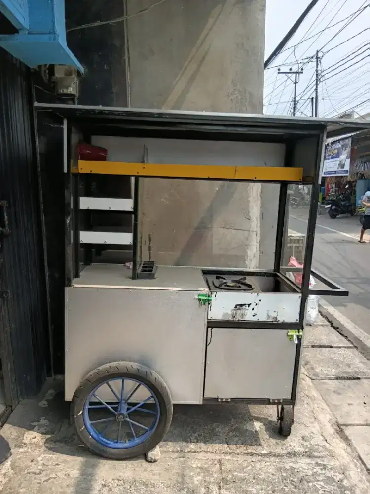 Dijual Gerobak Baru 1 bulan bahan kokoh