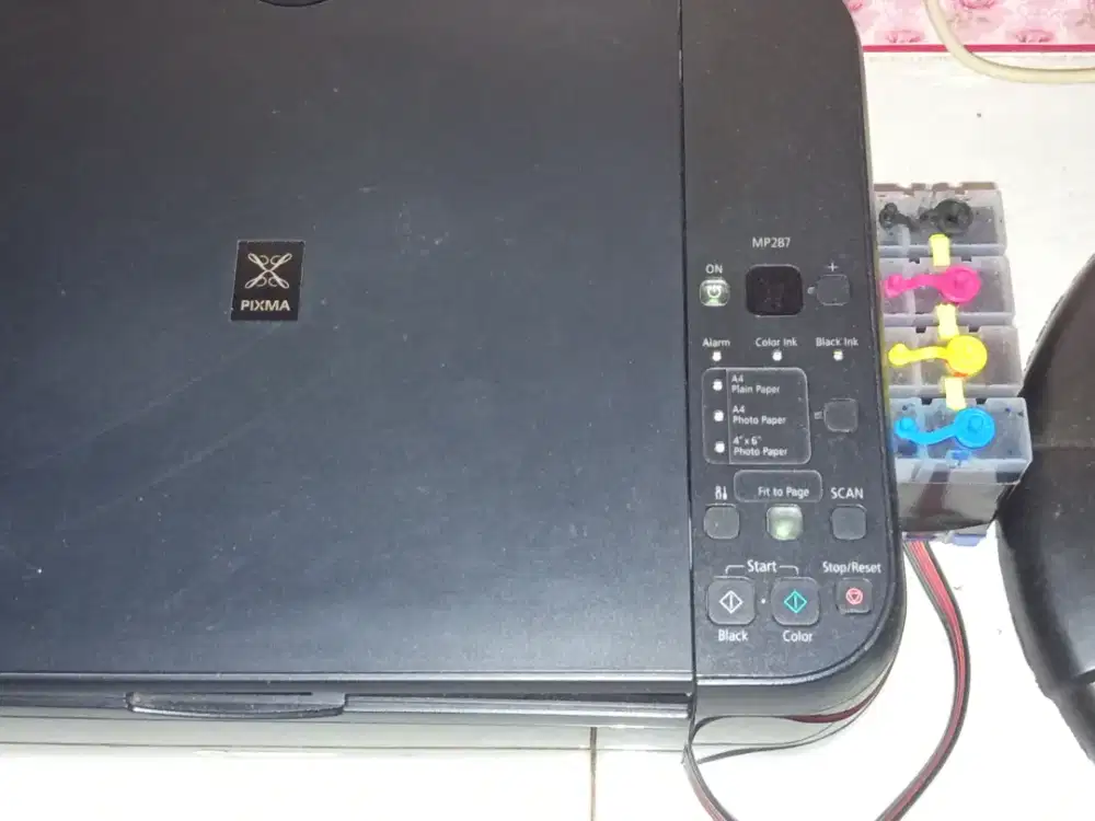 jual cepat printer canon mp287 bisa fotocopy jarang pakai