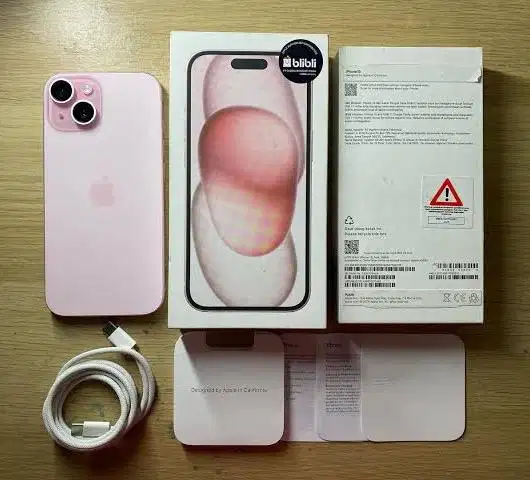 iPhone 15 PLUS pink resmi. Murah aja.. Bisa tt