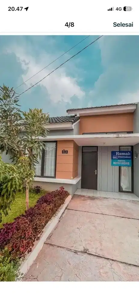 Disewakan rumah bulanan di Maja