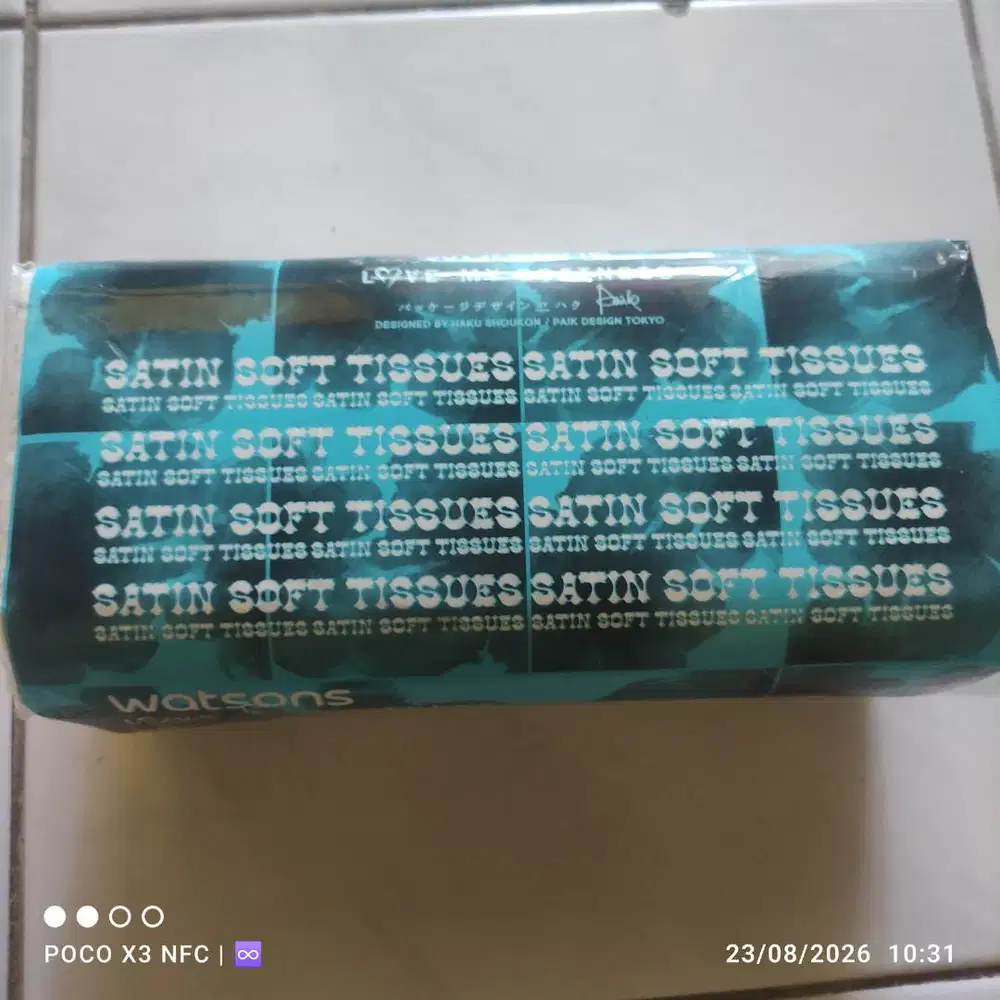 WATSONS COLLECTION X-Flower Softpack Tissue 250's