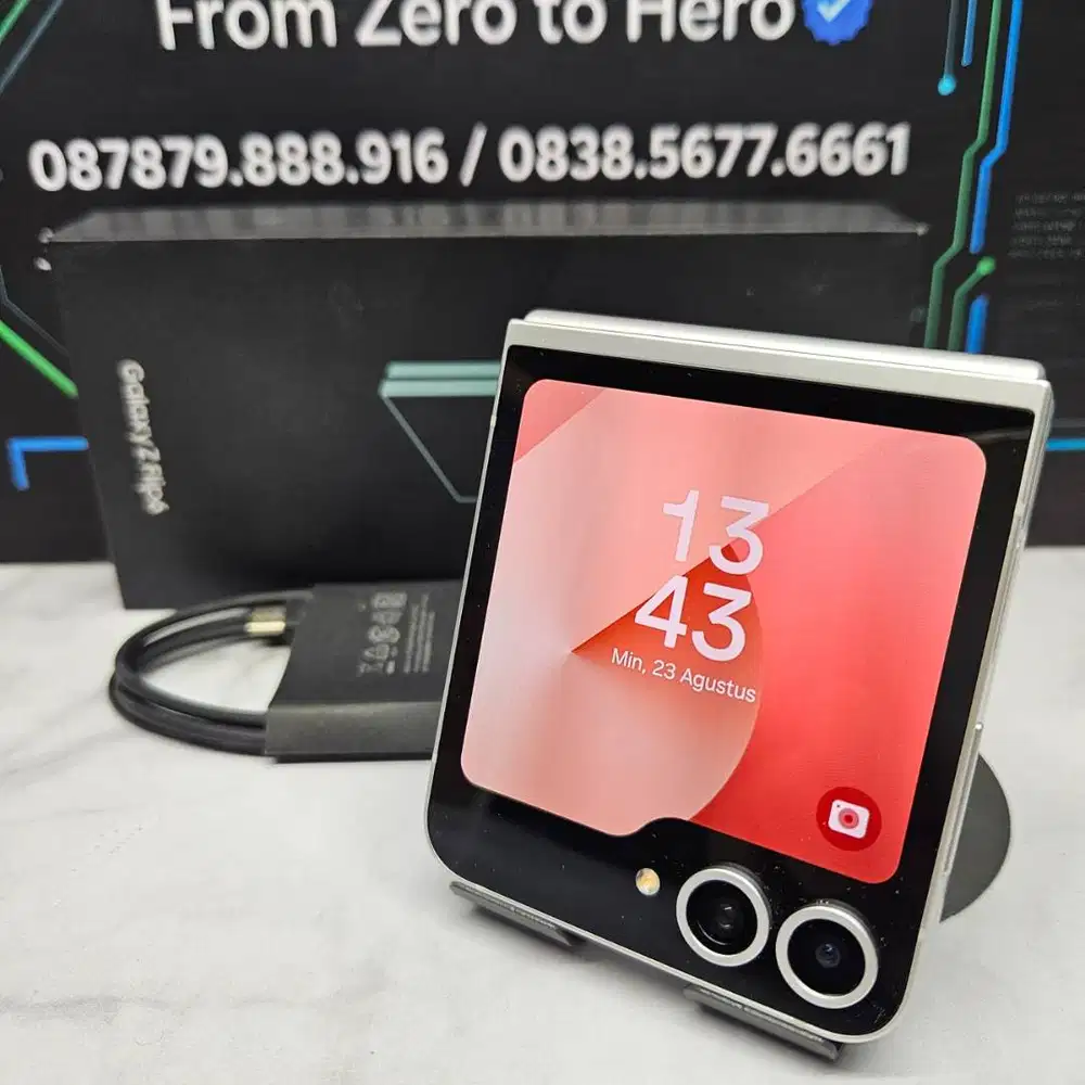 Samsung Galaxy Z Flip 6 12/256GB Peach SEIN Resmi Fullset No Minus