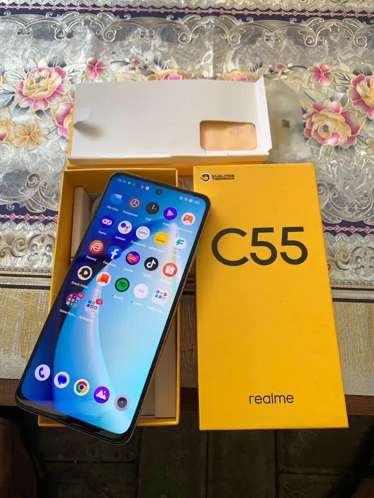Realme C55 6/128 Lengkap Nominus segel mesin orian