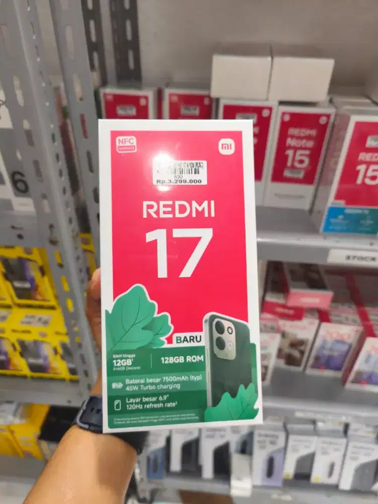 REDMI 17 RAM 6/128 GARANSI RESMI 1 TAHUN