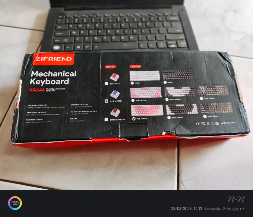06. Keyboard Gaming Zyfriend KA646 Non Wireless