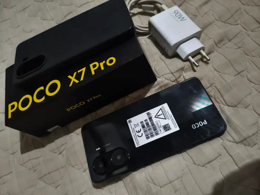 Poco X7 Pro ram12+12/512GB pemakaian 5 bulan fullset mulus BH 99%