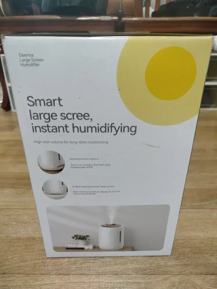 Air Humidifier Deerma F600 Ultrasonic 5L Touch Screen Pelembab Udara