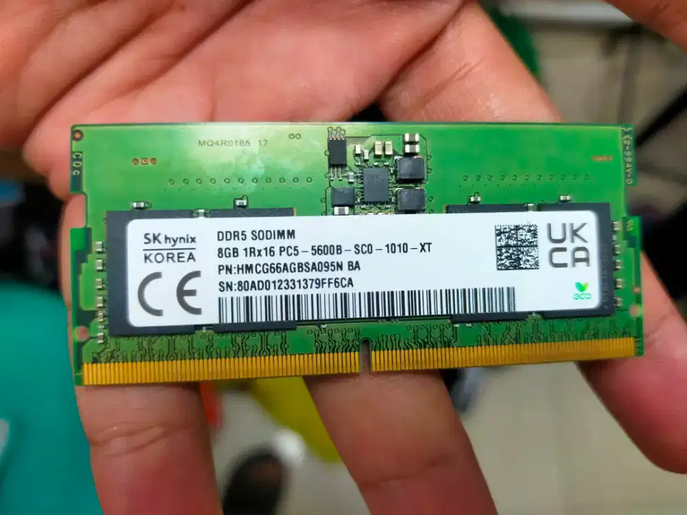 Dijual ram 8GB DDR5 PC 5600 ORI CABUTAN dari laptop HP VICTUS siap