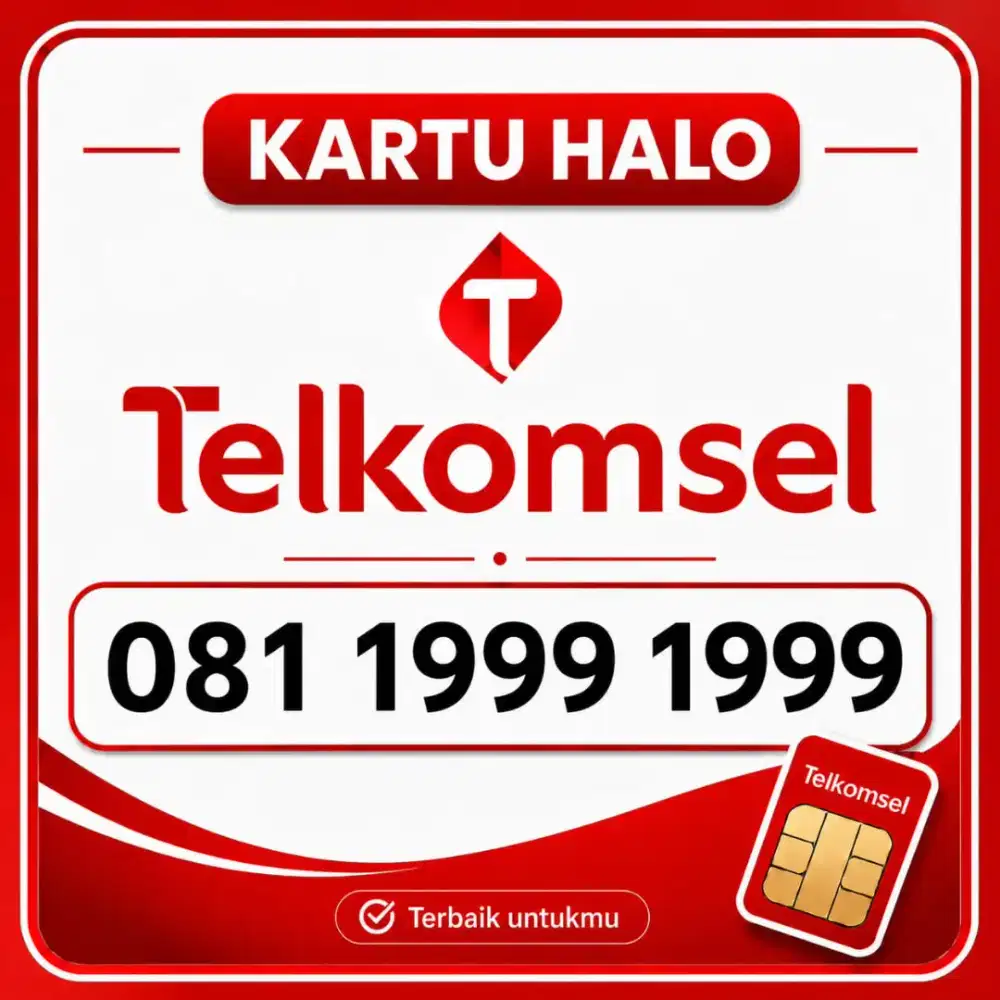 Nomor cantik 11digit Halo Telkomsel